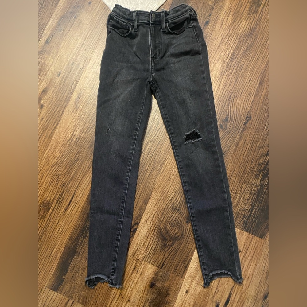 Girl’s Old Navy Black Extra High-Rise Rockstar Jeggings Size 12